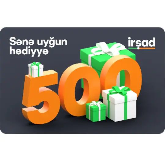 ŞadKart 500 AZN hədiyyə kartı