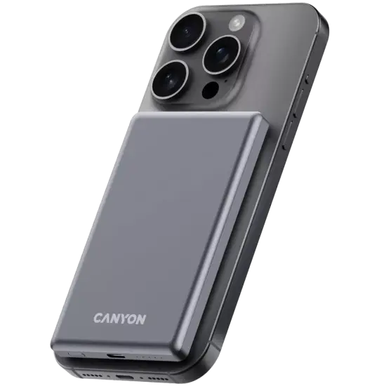 Canyon Wireless Magnetic OnPower 505 CNS-CPB505DG 5000 mAh Dark Gray