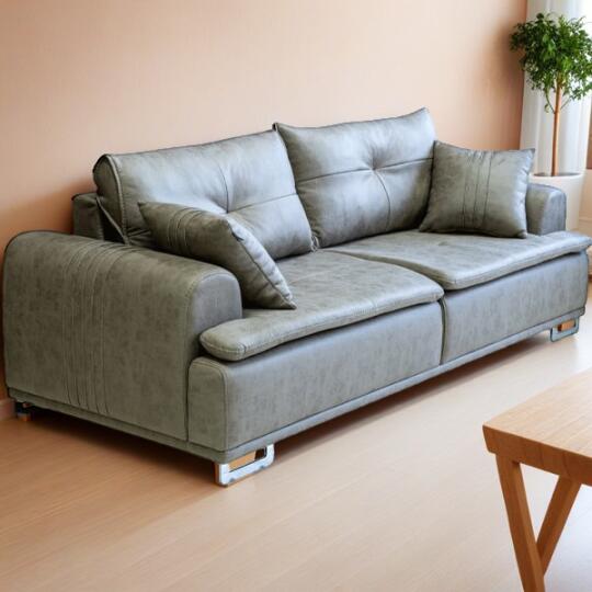 Divan SALOGLU Monaco 3-yerli, Luxor05/Metal Ayaq