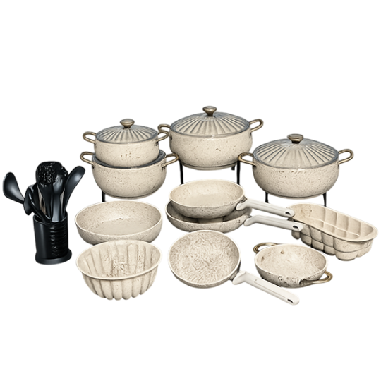 SHOSMAN QAZAN DƏSTİ 20 PARÇA GRANİT 5759