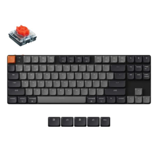 Keychron K1 (Version 6) White Backlight Red Switch
