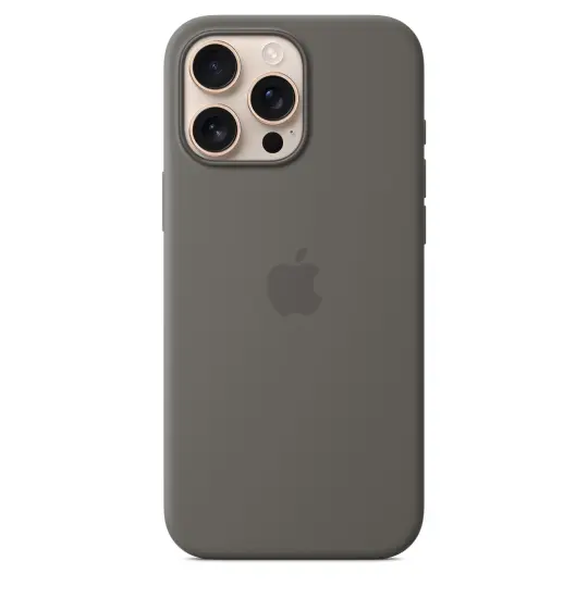 Apple Iphone 16 Pro Max case Silicone Case with MagSafe MYYV3ZM/A Stone Gray