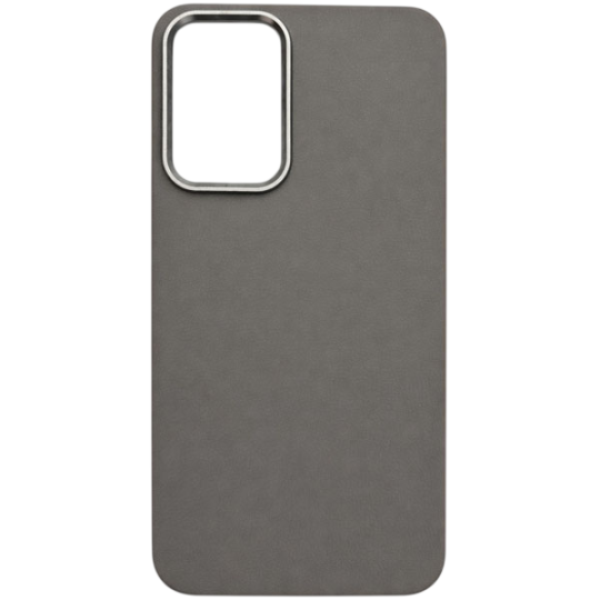 Samsung Galaxy A56  case Leather Camera Open Gray