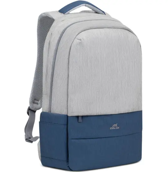Riva Case 7567 Backpack 17,3" Grey&Blue
