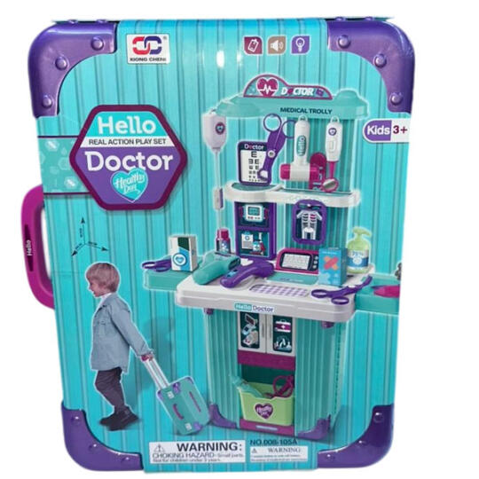 Toys Doctor Set Healthy Day 008-105A Blue