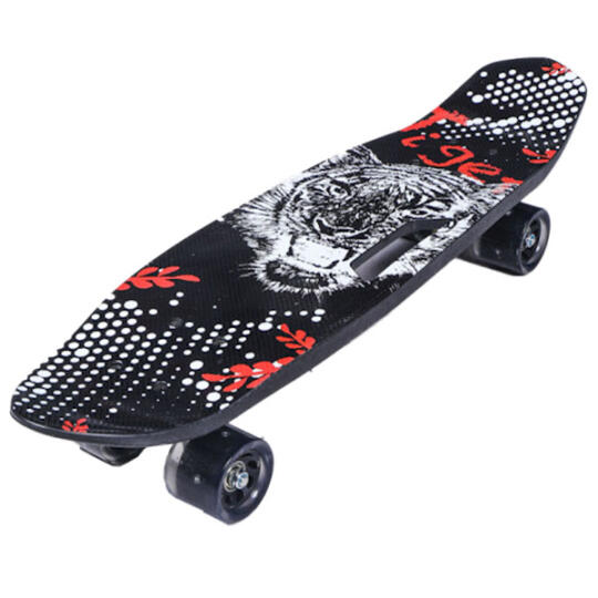 Skateboard XL HT-128S Handle Tiger White Black
