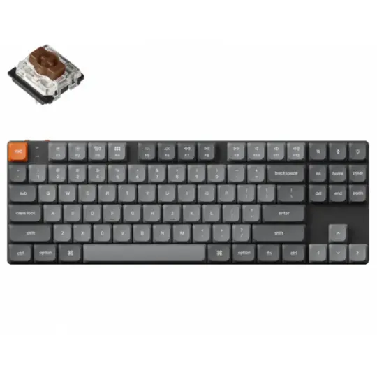 Keychron K1 Max Gateron White Backlight Brown Switch