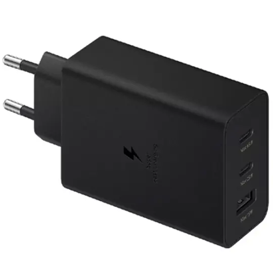 Samsung USB-C x2/USB-A Trio 65W EP-T6530NBEGRU Black