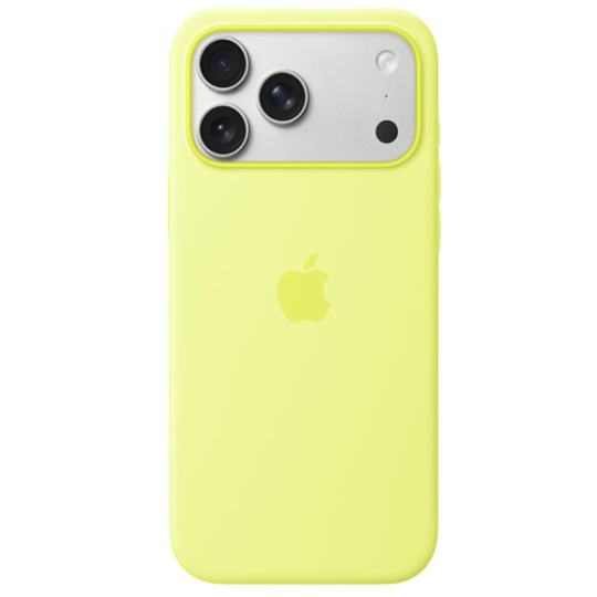 Apple iPhone 17 Pro Max Silicone Case with MagSafe MGFM4ZM/A Neon Yellow
