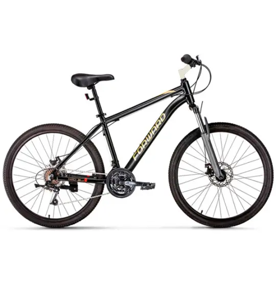 Forward Hardi 26 2.0 Disc FR (Wheel 26/ Gear 7/ Size 18) Black/ Yellow