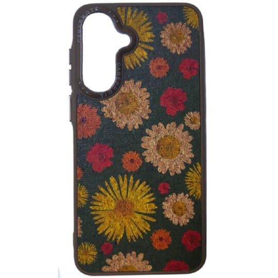 Samsung Galaxy A56 case Khaki&Mix Daisies