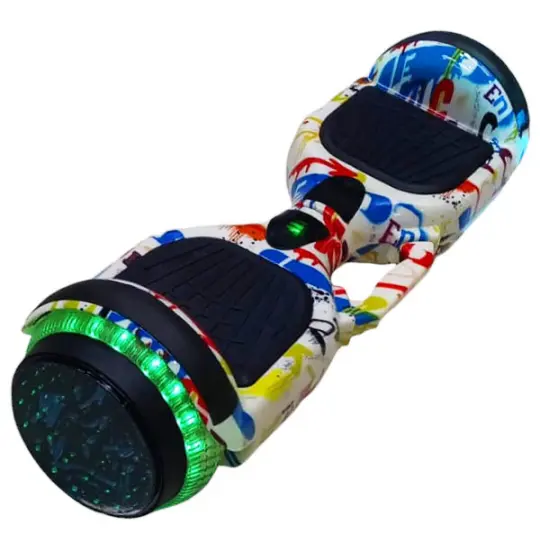 SMART BALANCE WHEEL D1 HAND CARTOON WHITE 3D Light (X1DTS)