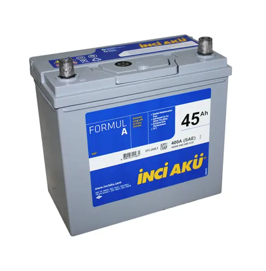 İNCİ AKÜ 45 Ah Asia FormulA R+