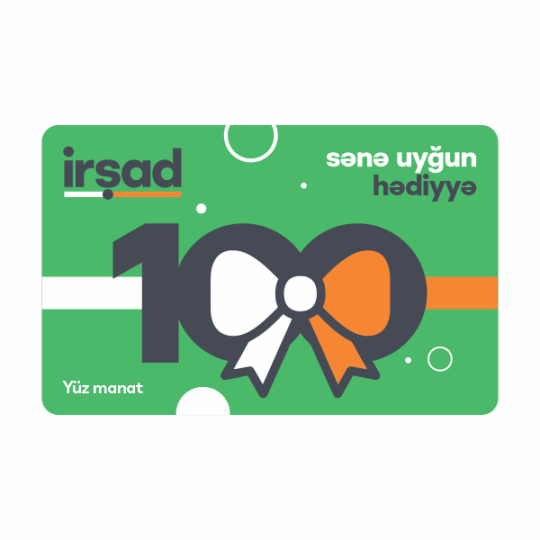 ŞadKart 100 AZN hədiyyə kartı
