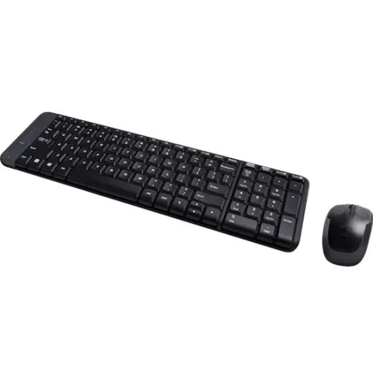 Logitech MK220 Wireless Keyboard+Mouse Black