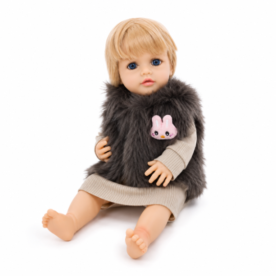 Toys Doll For Love JX300 Сlothes Wool Jacket Fur and Shorts Brown