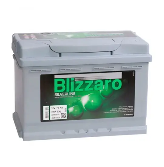 BLIZZARO 75 Ah R+ (EU-Açılan sistem)