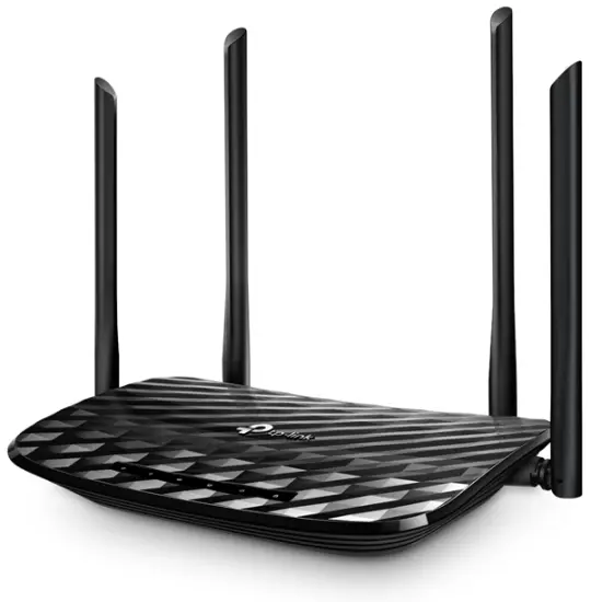 TP-Link C6 AC1200 Wi-Fi Router Full Gigabit Dual Band Black