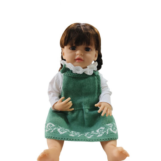 Doll For Love JX300 Сlothes Wool Dresses Green