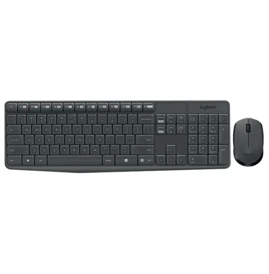 Logitech MK235 Wireless Keyboard+Mouse Black