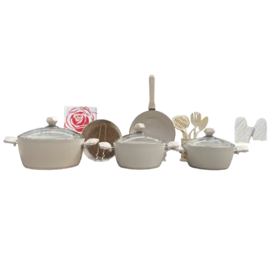 ONCU QRANIT QAZAN DƏSTİ 18 PARÇA  White (4985)