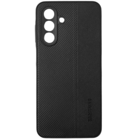 Samsung Galaxy A16 case Leather Carbon Samsung Vertical Black