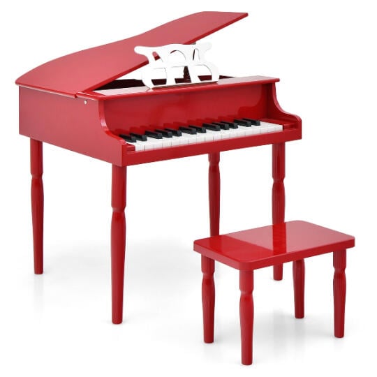 Toys Piano Beautiful Grand Piano Onshine 0293 Red