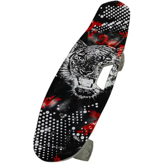 Skateboard XL HT-128S Handle Tiger White Black