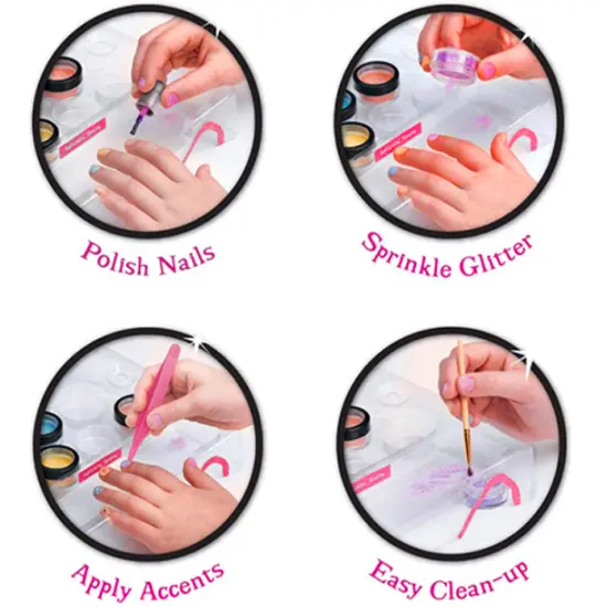 Nail Set Mei Bo Kai Nail Glam Salon MBK-326 Toys