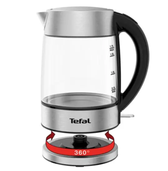 Tefal Glass Kettle KI772D38