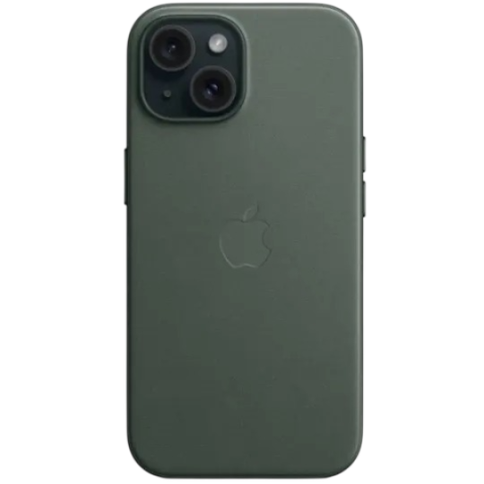 Apple Iphone 15 FineWoven Case with MagSafe MT3J3ZM/A Evergreen