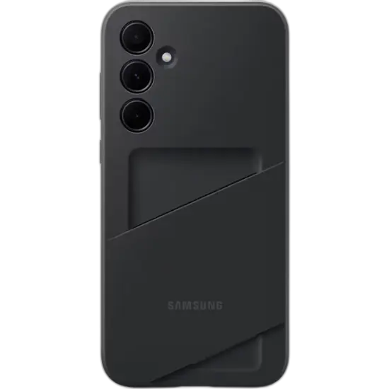 Samsung Galaxy A35 case Silicone Card Slot Case EF-OA356TBEGRU Black