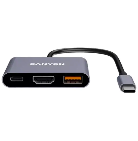 Canyon HUB USB DS-4 3 in 1 CNS-TDS4 Dark Gray