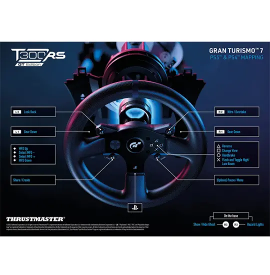 Thrustmaster T300RS GT Edition Racing Wheel PC/PS3/4/5 Black
