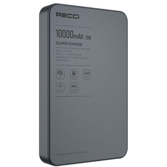 Recci RPB-W36 10000 mAh Dark Gray
