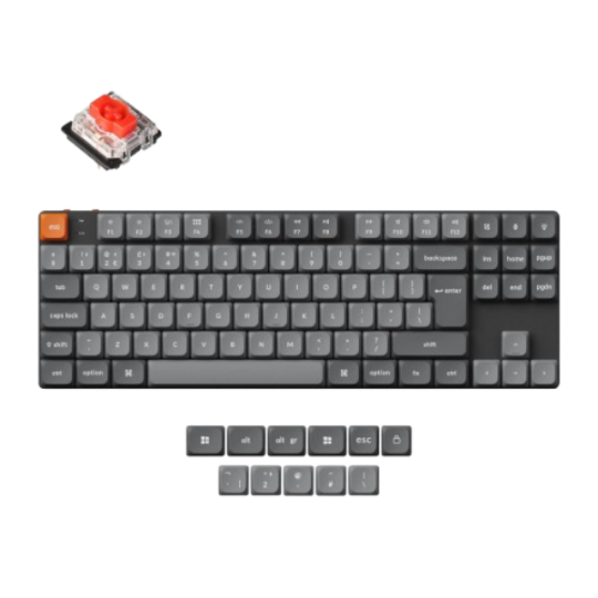 Keychron K1 Max Gateron White Backlight Red Switch