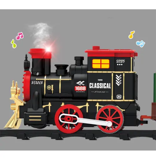 Train Locomotive Classical Simulation Model Railway BAT 2055-4 Toys