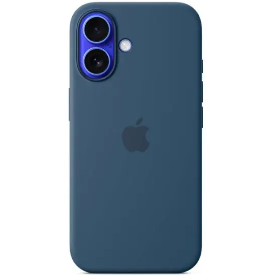 Apple Iphone 16 case Silicone Case with MagSafe MYY23ZM/A Denim