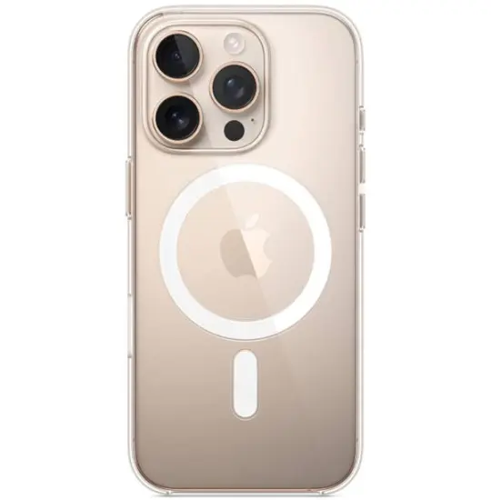Apple Iphone 16 Pro Max case Silicone Case with MagSafe MA7F4ZM/A Clear