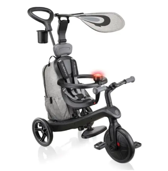 Globber TRICYCLE EXPLORER 4 IN 1 DELUXE PLAY BLACK GREY (VEGB0000633-120)