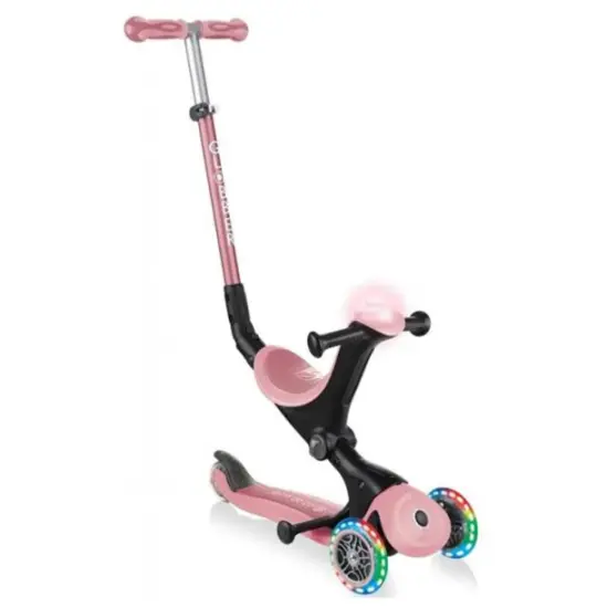 Globber GO UP DELUXE PLAY LIGHTS PASTEL PINK (NTGB0000690-311)