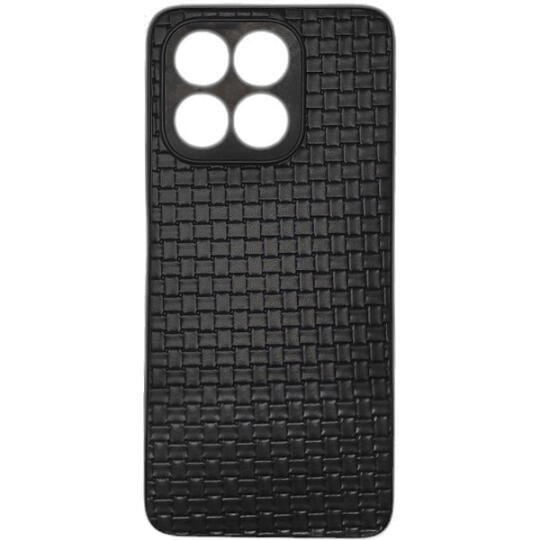 HONOR X6b case Leather Wicker Black