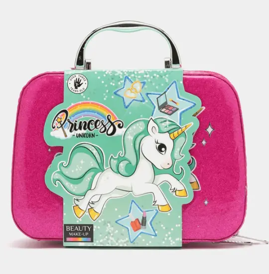 Cosmetics Set Beauty Make-Up Princess Unicorn B160 Dark Pink