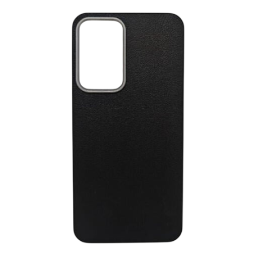 Samsung Galaxy A26 case Leather Camera Open Black