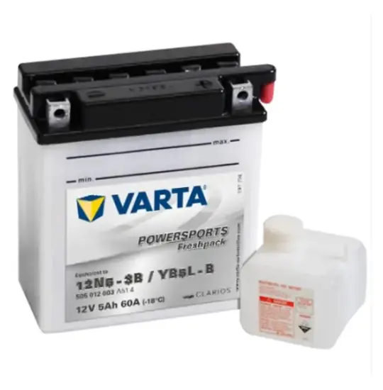 VARTA MOTO 5 AH 12V YB5L-B (Powersports Freshpack)