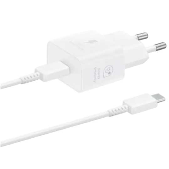 Samsung Fast USB-C Port/Cable-Type C 25W EP-T2510XWEGRU White