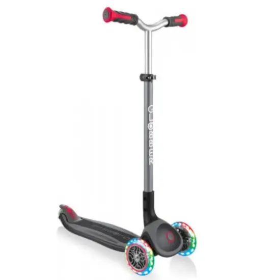 Globber MASTER LIGHTS FRONT 33*125mm  BLACK - RED (662-120-2)