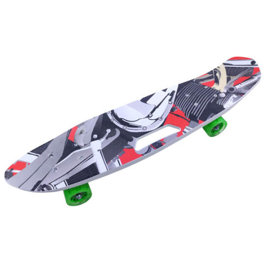 Skateboard XL HT-128S Handle Iron Steel Red&White