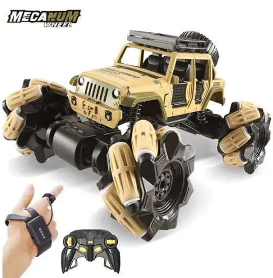 Car Rock Rover Off Road Drift Meca Num Wheel Metal Series 8853E Toys Green Khaki