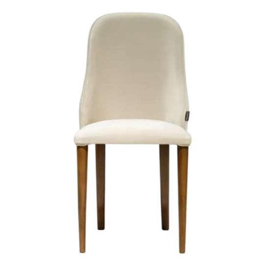 SALOGLU Aura Stul, C112698 Krem /Ceviz Ayaq